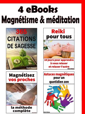 cover image of 4 eBooks magnétisme & méditation